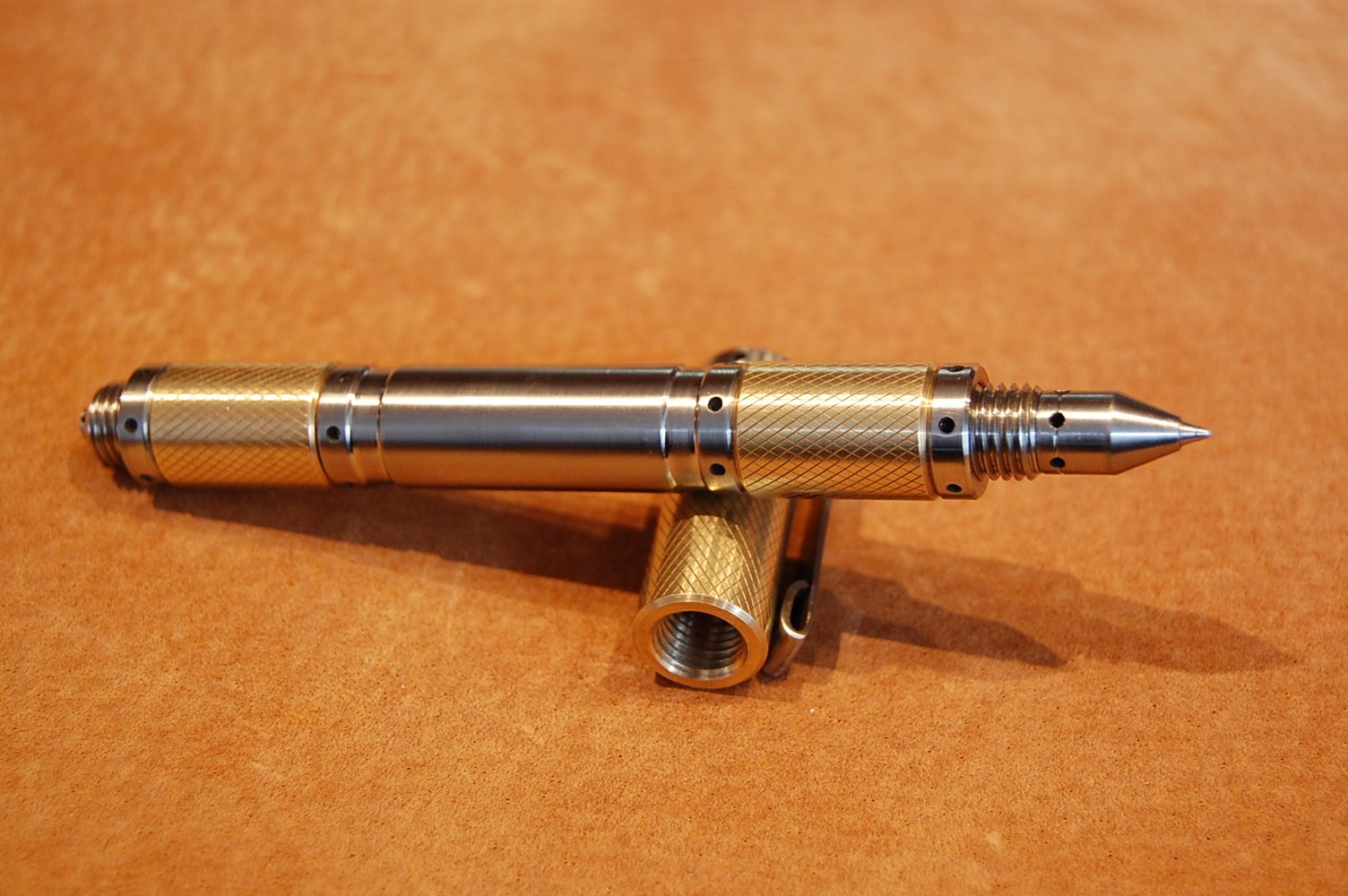 Titanium and Brass Pen